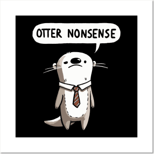 Otter Nonsense Working Otter Posters and Art